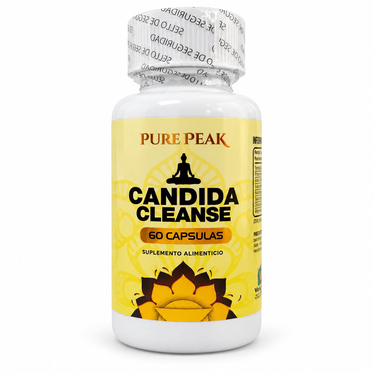 CANDIDA CLEANSE original — vista frontal con fondo blanco
