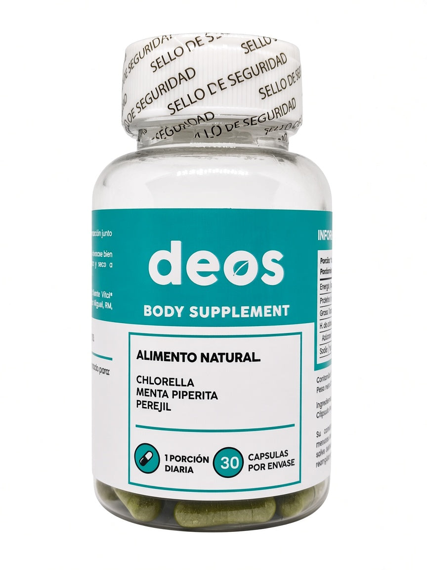 Deos con clorofila 60 cápsulas
