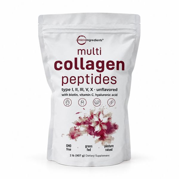 Collagen Peptides Multi — vista frontal con fondo blanco