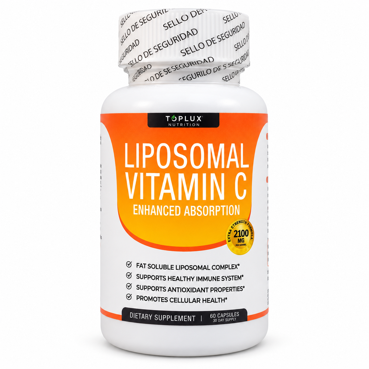 LIPOSOMAR VITAMINA C — vista frontal con fondo blanco